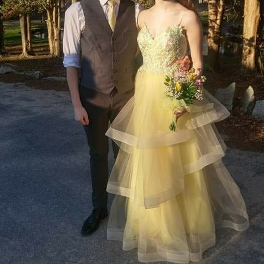 Delicate, ethereal prom, pageant dress